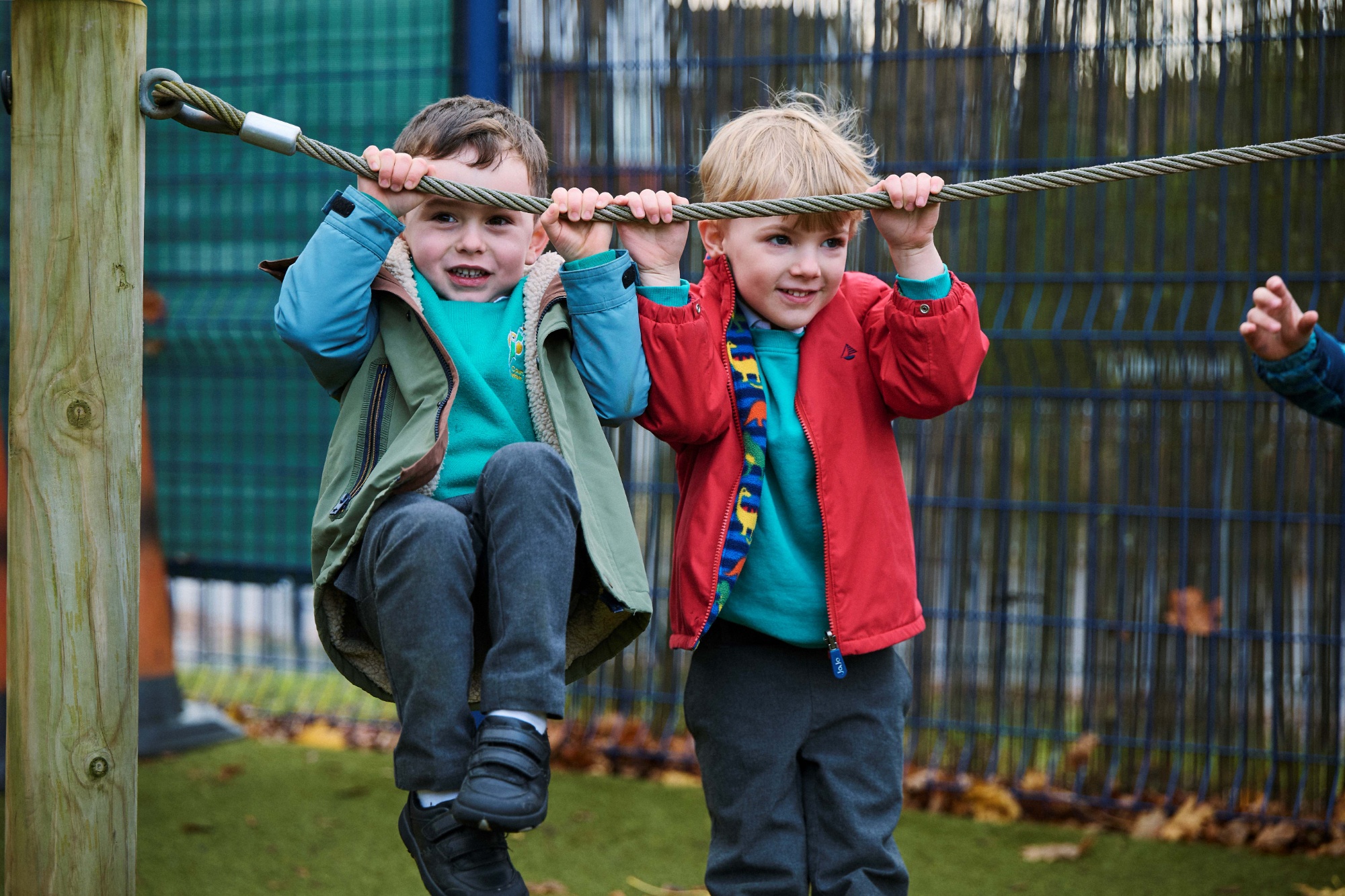 2 boys playing